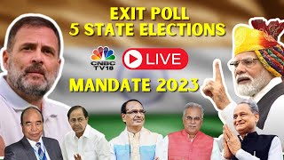 Exit Polls LIVE | 5 State Election Results 2023 | MP, Chhattisgarh, Rajasthan, Telangana and Mizoram