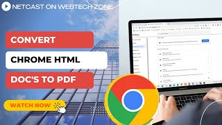 How to Convert Chrome HTML Document to Pdf