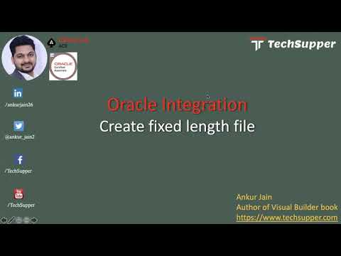 How to create fixed length file in Oracle Integration
