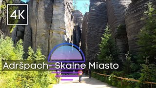 4K Spacer po Adršpach - Skalne Miasto w Czechach