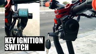 How To Install KEY IGNITION SWITCH | Electric Scooter