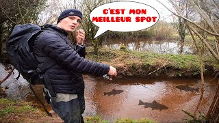 Il m’emmène sur ses meilleurs coins de pêche pour l’ouverture de la truite !!!