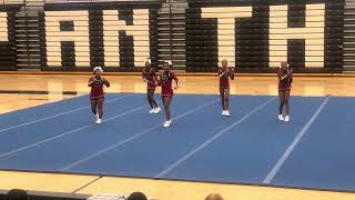 Muskegon Middle School Competitive Cheer Team at the West Ottawa Invitational 11/16/24