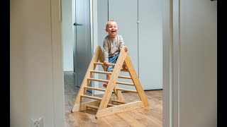 KiddyMoon Climbing Triangle for children