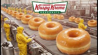 Inside the Donut Factory – (Full Process) How Krispy Kreme's Iconic Glazed Donuts Are Made