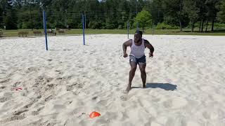 DB Drill Sets: Back pedal-Open-Break 45-degree