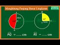 CALCULATING THE LENGTH OF ARC CIRCLE #arc #circle