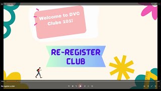 How to Re register a club on DVCsync