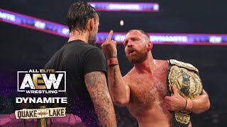 The AEW World Champion CM Punk is Back! | AEW Dynamite: Quake by the Lake, 8/10/22