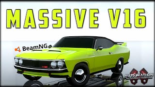 Building A V16 Muscle Car!! Automation - BeamNG