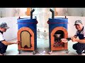 Extremely efficient homemade multi-function oven that is cheap and beautiful