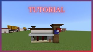 Minecraft Tutorial: How To Make Domino's Pizza! (New Version)