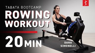 Rowing Workout: TABATA BOOTCAMP | 20 Minutes
