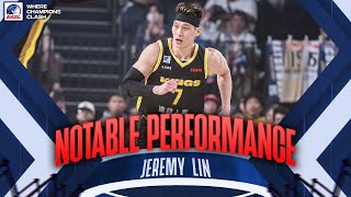 Notable Performance Jeremy Lin with 18 points vs. Ryukyu Golden Kings