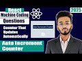 Auto Increment Counter in React JS | React machine coding interview questions | 2024 #react