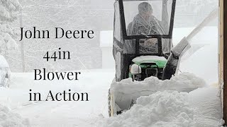 John Deere 44in in Action