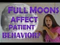 Does a Full Moon Affect Human Behavior in Patients?