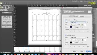 MDS Calendar Tutorial