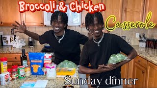 Cooking Broccoli \u0026 Chicken Casserole | Quick Sunday dish | I made WAYYY too much !!