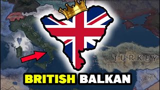 BRITISH BALKANS IN WW2 I Hoi4 Timelapse