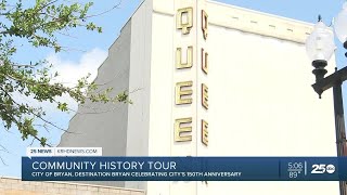 Bryan Texas History Tour featuring over 20 historical sites, plus special prize pack