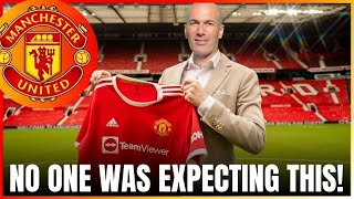 URGENT! ZIDANE MAKES DECISION AND TAKES OVER UNITED AFTER TEN HAG'S DISMISSAL! Man United News today