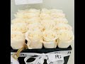 white roses box with luxury chocolate no.4000 بوكس ورود بيضاء مع شكولاتة فاخرة رقم.4000