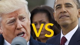 Donald Trump Inagauration 2017 VS Barack Obama Inauguration 2009