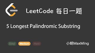 LeetCode 每日一题 Daily Challenge 5 Longest Palindromic Substring