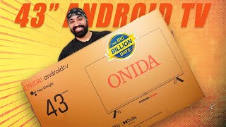 Onida 43 inch Android TV (2023) REVIEW- 300W PMPO | HDR10 | 2Way Bluetooth \u0026 Mirroring 🔥