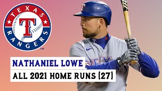 Nathaniel Lowe (#30) All 27 Home Runs of the 2022 MLB Season