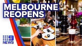 Coronavirus: Victorian pubs, cafes and restaurants reopen tomorrow | Nine News Australia
