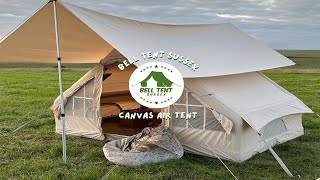 Canvas Air Tent: The Fastest and Easiest Way to Set Up Camp 2- persons tent