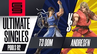 T3 DOM (Richter) vs AndresFn (Ken) - Ultimate Singles Pools Winners Quarter-Final  - Genesis 9