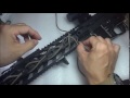 bungee cord paracord 0n rifle rail diy