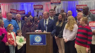 State Sen. Tim Kennedy speaks after gaining Democratic nomination for Congress' 26th District seat