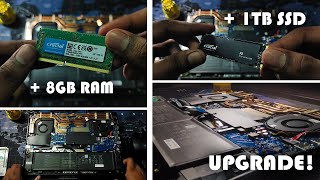 How To Upgrade RAM & SSD in ASUS TUF A15? - FULL TUTORIAL - [16GB RAM + 1TB M.2 SSD Upgrade]