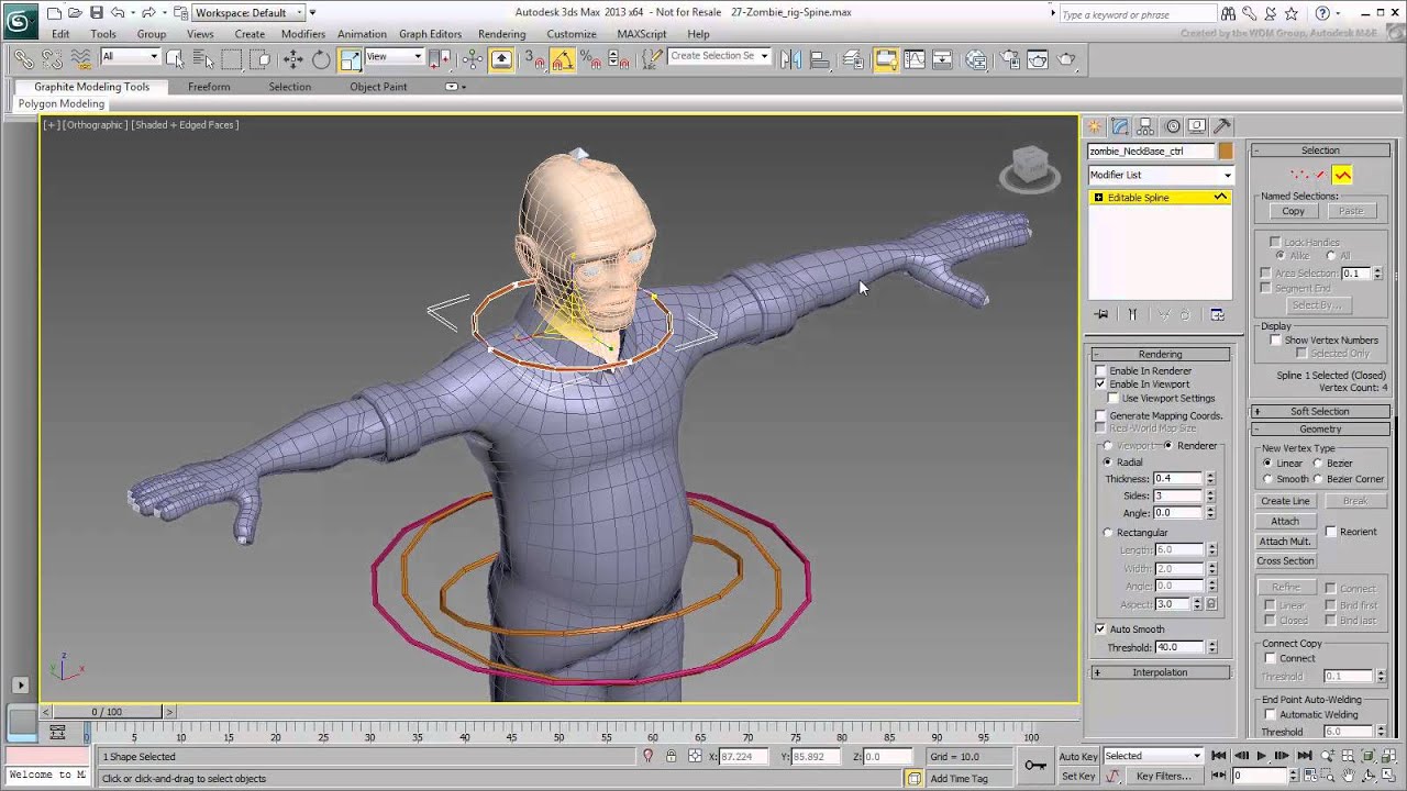 Rigging A Character In 3ds Max - Part 6 - Spine Controls - YouTube