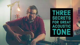 3 Tips for Amazing Folk Acoustic Guitar Recordings (and what NOT to do!)