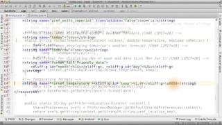 Formatting Strings - Developing Android Apps