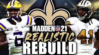Rebuilding the New Orleans Saints | Next Drew Brees + Terrace Marshall Jr! Madden 21 Franchise