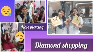 Nose piercing 🧿abharana jewellery udupi📍#jewellery #diamond#shopping #viral#tulunadu