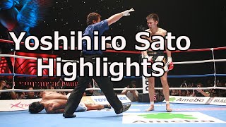 Yoshihiro Sato 佐藤嘉洋 Highlights and Knockouts