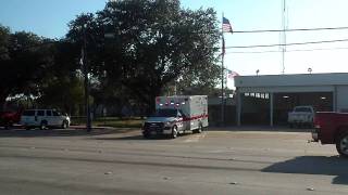 Deer Park EMS, Ambulance#351 en-route to Dutch for a 18 year old who has Heat Exhaustion