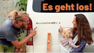 Finales Bus-Ausbau-Update! In 3 Tagen geht's los! #Rausgefahren2 #Lieferwagenleben