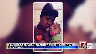 1-year-old among four killed in Halifax Co accident