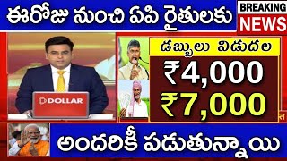 ఏపి రైతుల ఖాతాలోకి ₹4,000+7,000 విడుదల అందరికీ పడుతున్నాయి | PM Kisan Samman Nidhi Yojana 2024