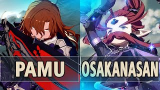 GBVSR:🔥Pamu (Siegfried) Vs Osakanasan (Anre)🔥| High Level Gameplay.