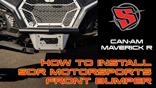 SDR Motorsports Maverick R Front Bumper Install