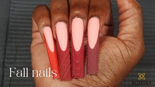 Watch Me Do Fall Nails Using Bluesky Set 3 Collection | Episode 20 | Slayed by Raïsha